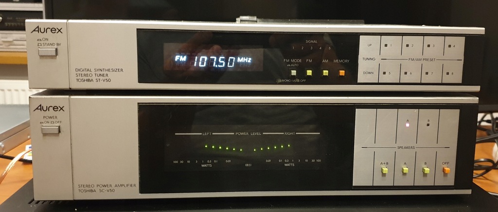 Końcówka mocy Toshiba SC-V50 + gratis tuner