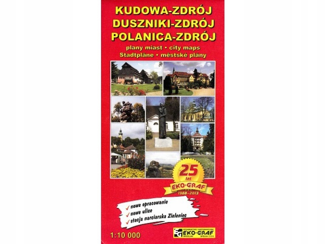 plan miasta Kudowa-Zdrój, Duszniki-Zdrój, Polanica