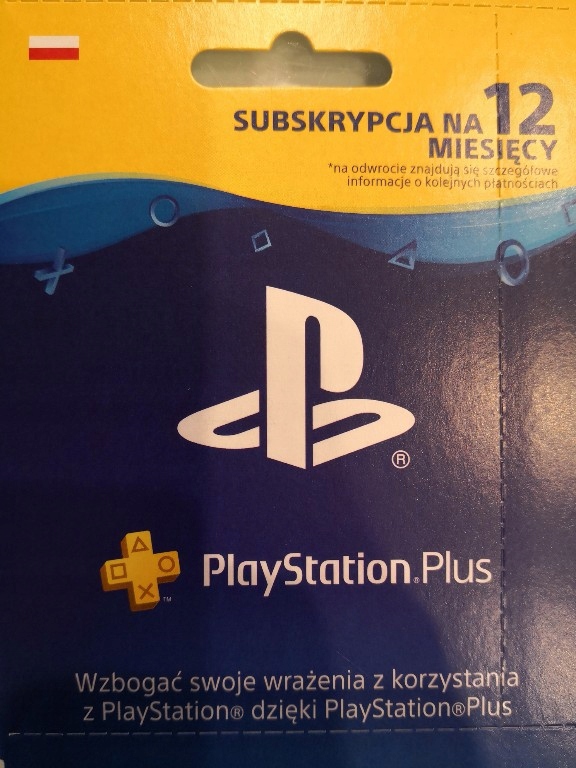 PlayStation Plus Subskrypcja na 12 m-cy (365 dni)