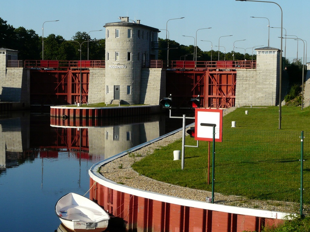 RUDZINIEC KANAŁ GLIWICKI ŚLUZA ZDJĘCIE
