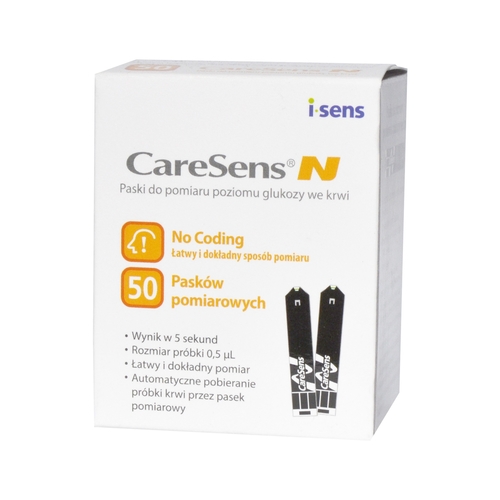 Paski do glukozy Care Sens N 50 sztuk