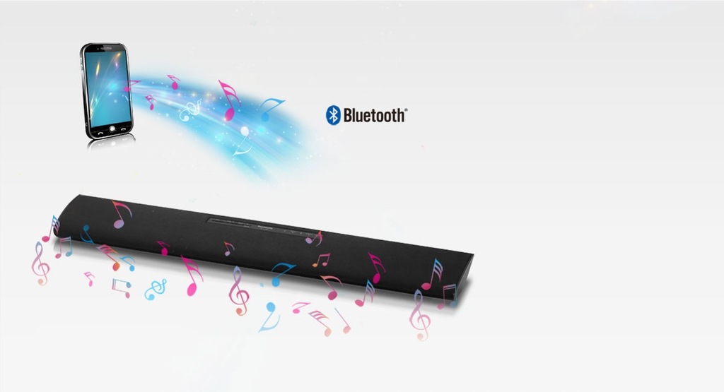 Soundbar Panasonic SC-HTB8EB-K 2.0 80W Bluetooth - 7576783746