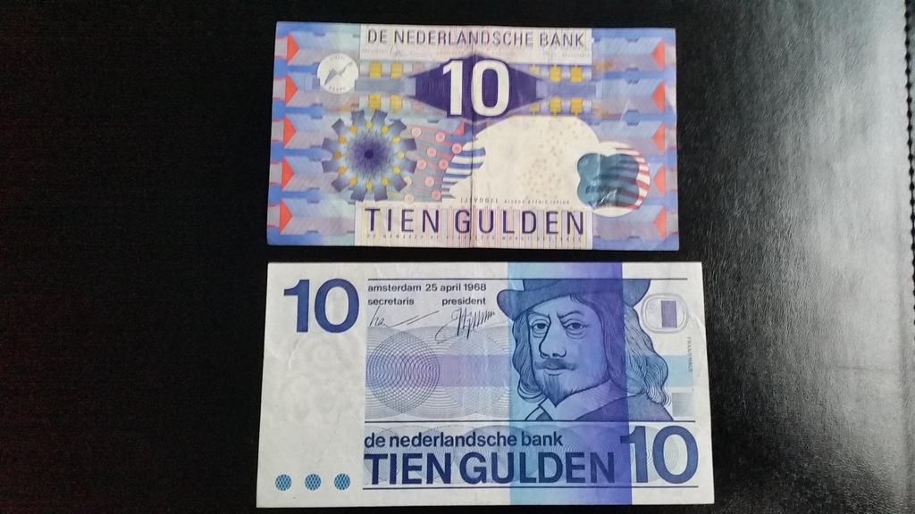 2x 10 guldenów Holandia 