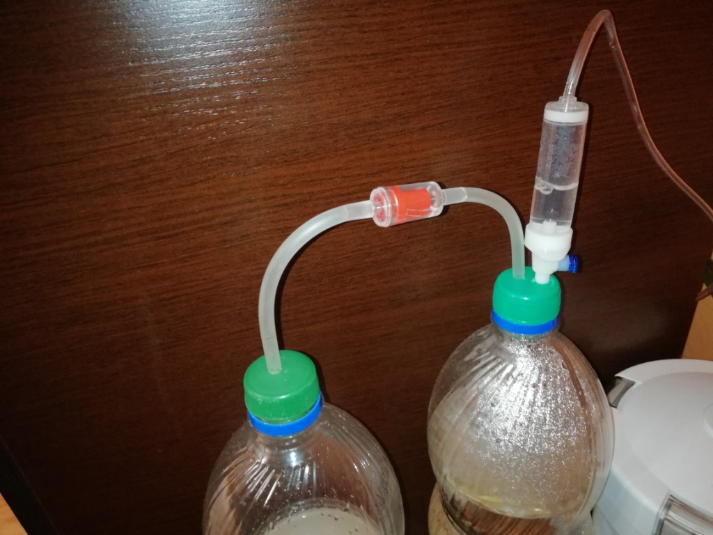 Zestaw bimbrownia CO2 akwarium nakrętka wężyk