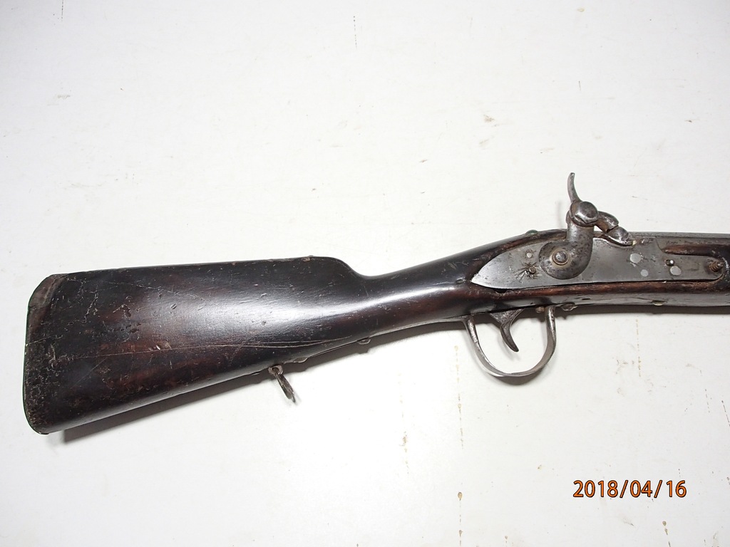 Karabin  kapiszonowy KAWALERYJSKI  (  XVIII w. )
