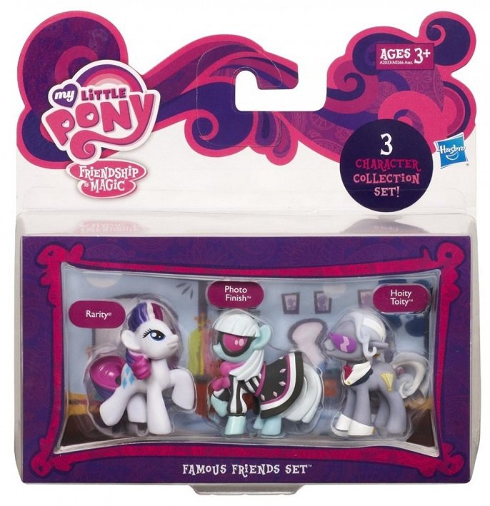 MY LITTLE PONY POP 3-PAK KUCYKI RARITY HOITY TOITY