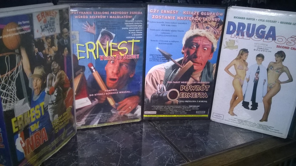 ERNEST -1,2,3+DRUGA MŁODOŚĆ+film + gratis-DOSTAWA