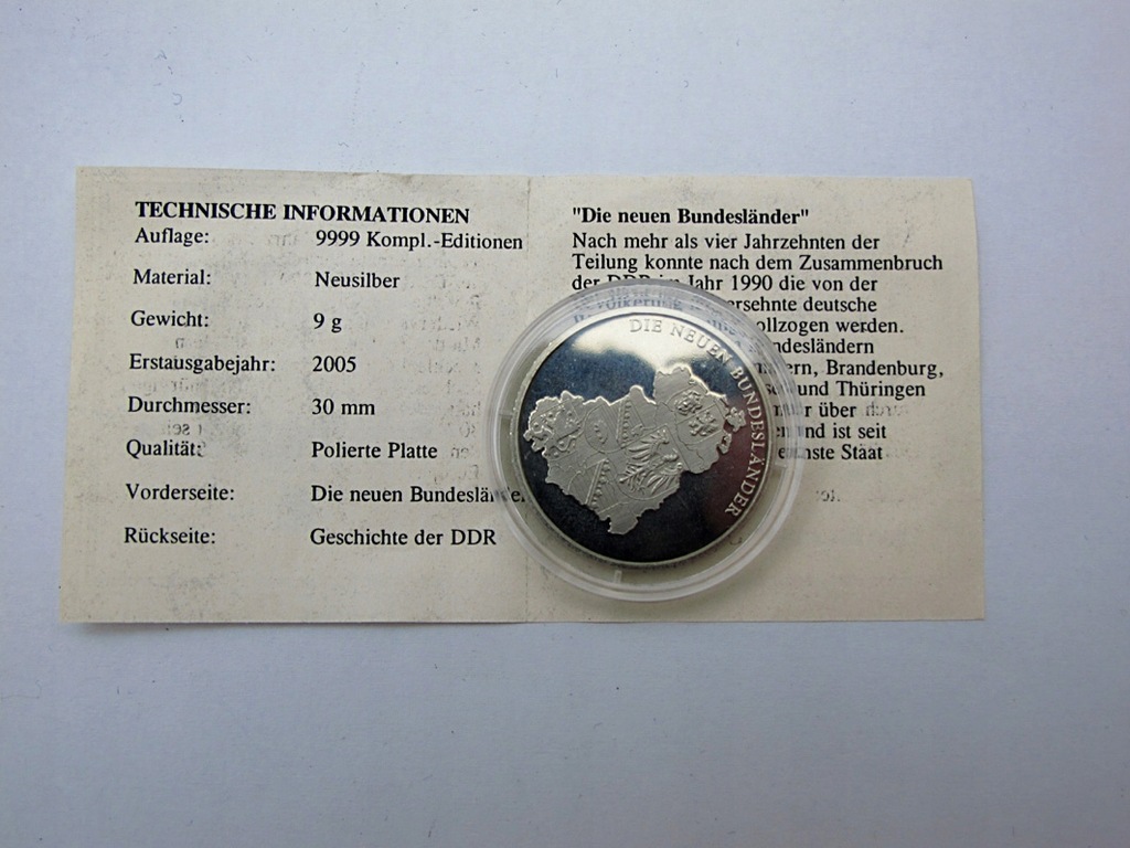 Niemcy, numizmat, DDR