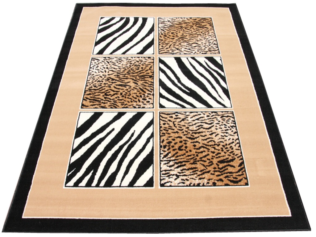 DYWAN AFRYKA LAMPART I ZEBRA BEŻ 180x250 - RULON