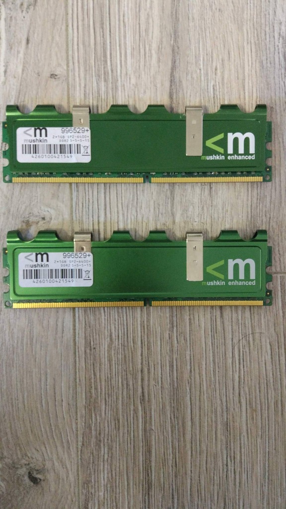 2 Kości 1 GB DDR 2 Mushkin 