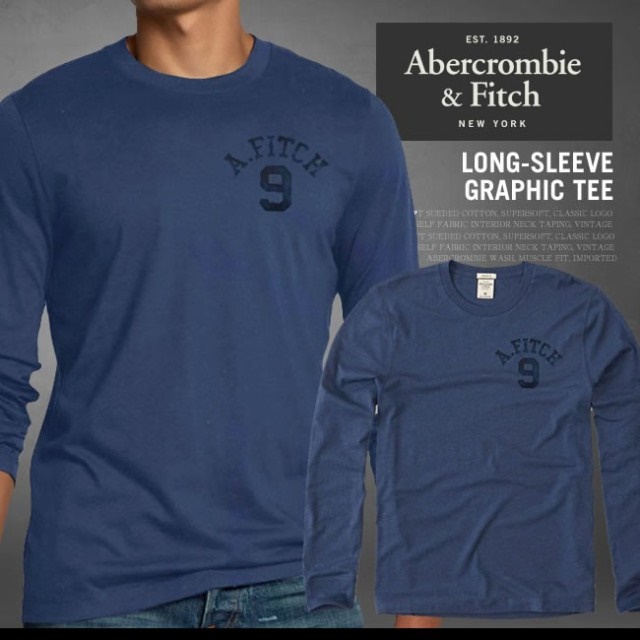 Longsleeve Abercrombie & Fitch Graphic Tee M