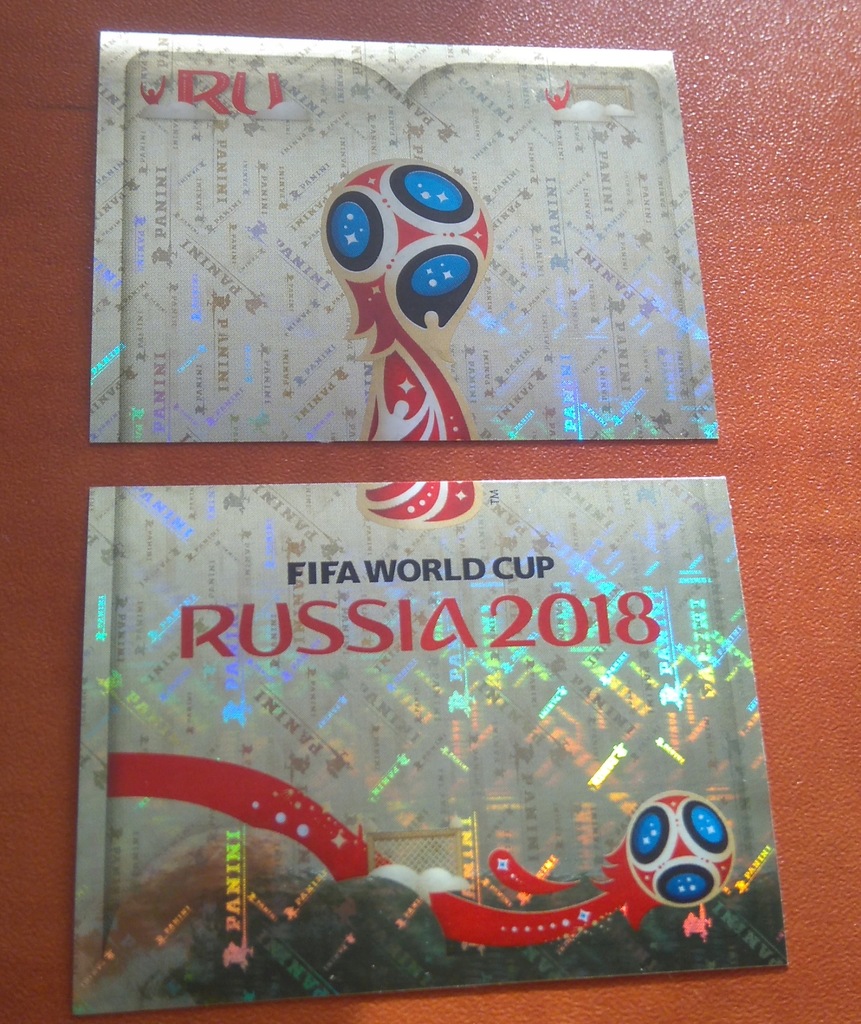 Naklejki Panini FIFA World Cup Russia 2018 nr 5-6