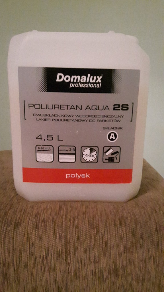 Domalux aqua 2S lakier poliuretanowy połysk 5L