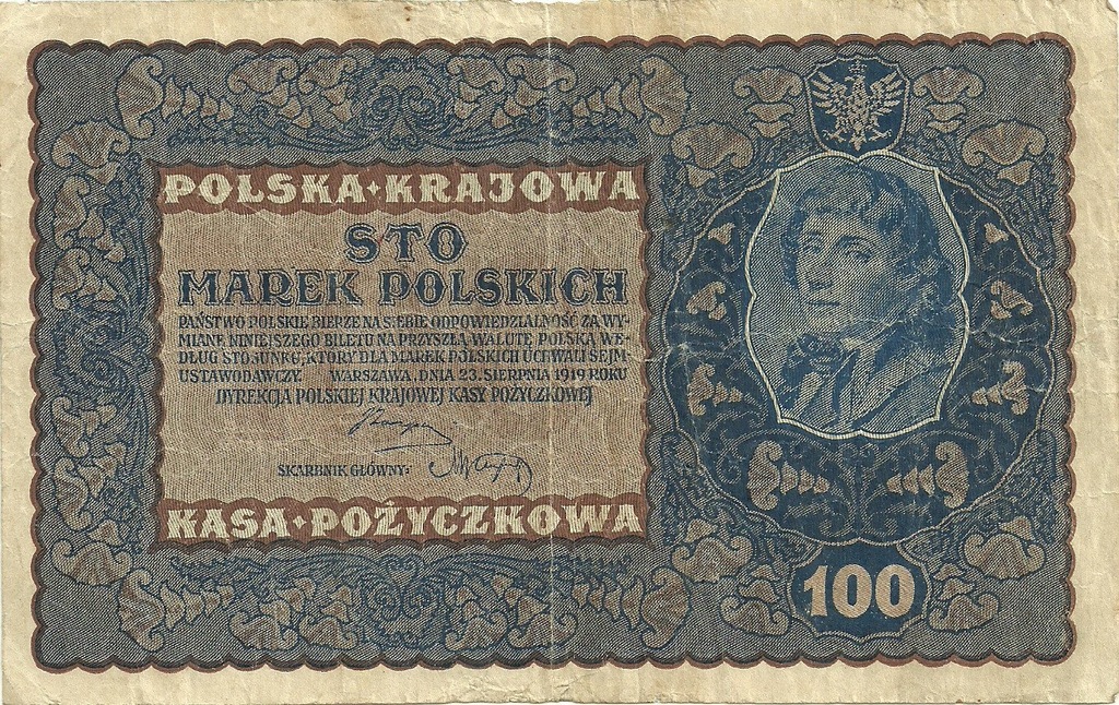 100 zł. 1919r.