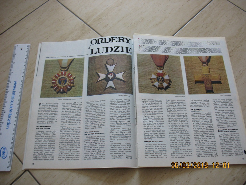 Bieszczady Solina Tama Medal Order Krzyż Krosno