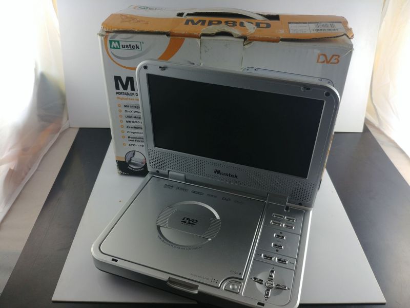 PRZENOŚNY ODTWARZACZ DVD MUSTEK MP80D CZYTAJ OPIS