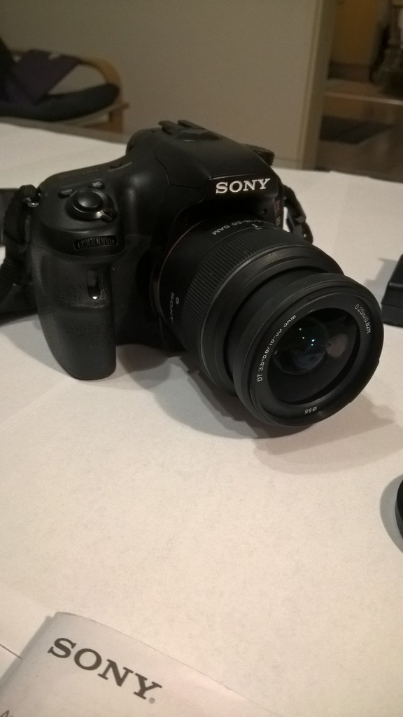 Aparat Lustrzanka Sony A65 +obiektyw  prawie NOWY