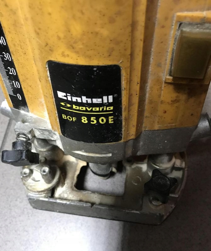 FREZARKA EINHELL BAVARIA BOF 850E - 7736944079 - oficjalne archiwum Allegro