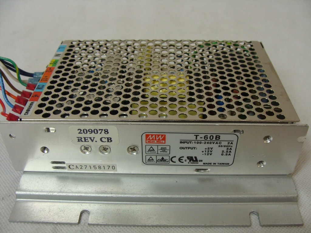 Zasilacz MEAN WELL T60B/+5 5A/+12 2.5A /-12 0.5A