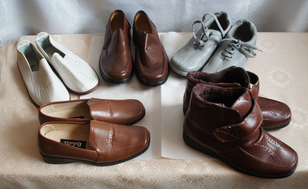 Buty - zestaw 5 par dla starszej pani