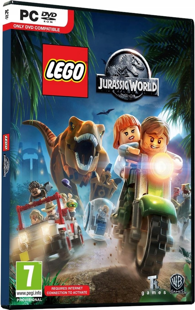 Jogo Pc Jurassic World Lego Parque Dinossauro P/ Pc Dvd 4518