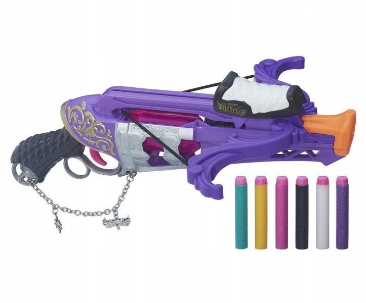 KUSZA NERF REBELLE BRANSOLETKA+ZESTAW STRZAŁEK