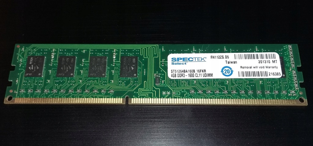 Pamięć SPECTEK 4GB DDR3 1600MHz CL11