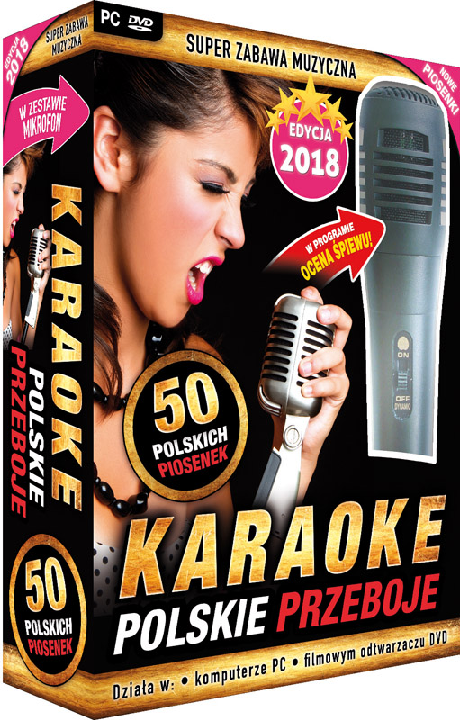 ZESTAW KARAOKE POLSKIE PRZEBOJE NOWOŚCI STATYW 7062106784 oficjalne