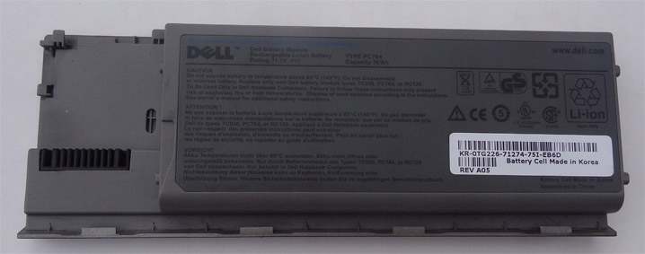Oryginalna Bateria DELL D620 D630 type PC764