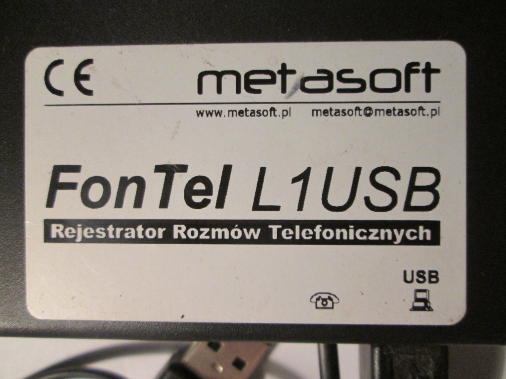 Rejestrator rozmów telefonicznych FonTel L1USB