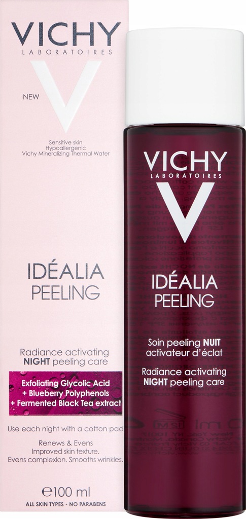 Vichy Idealia, peeling na noc, 100 ml