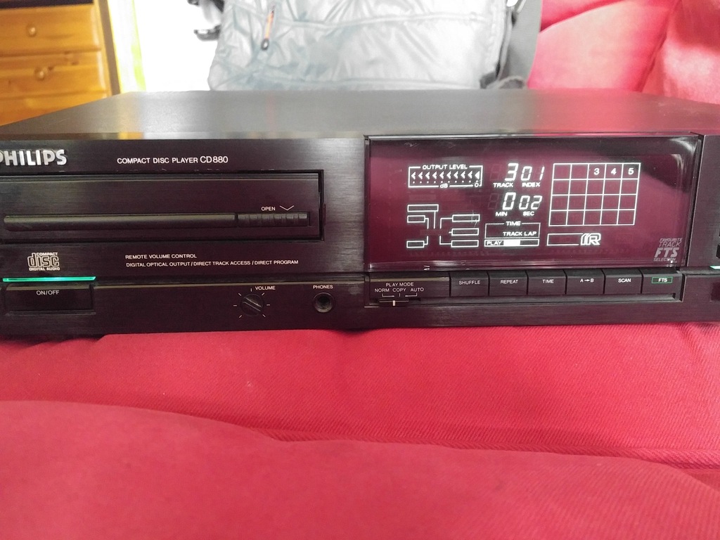 Kultowy odtwarzacz CD Philips cd 880
