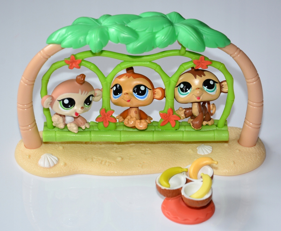LPS Littlest Pet Shop MAŁPKI TROJACZKI