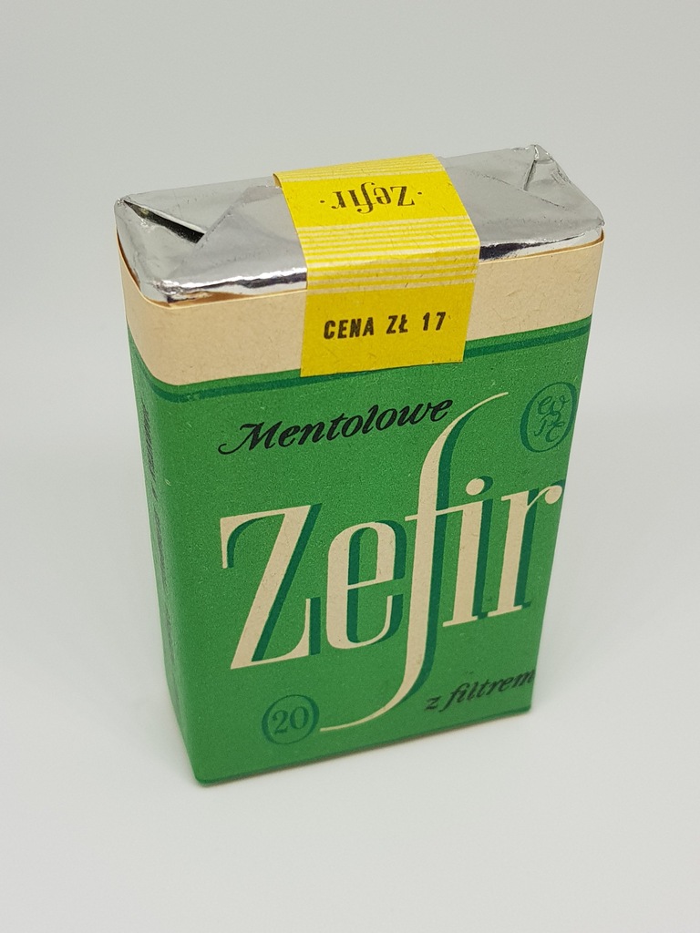 Stare papierosy Zefir PRL rzadkie lata 80