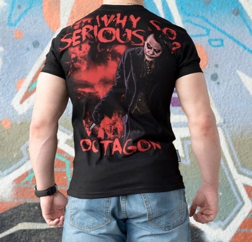 Koszulka T-shirt OCTAGON Why so serious męska r.L