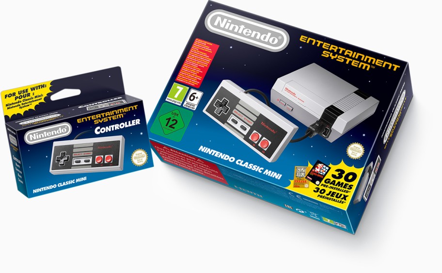 Nintendo Classic Mini NES + drugi Controller-NOWE!
