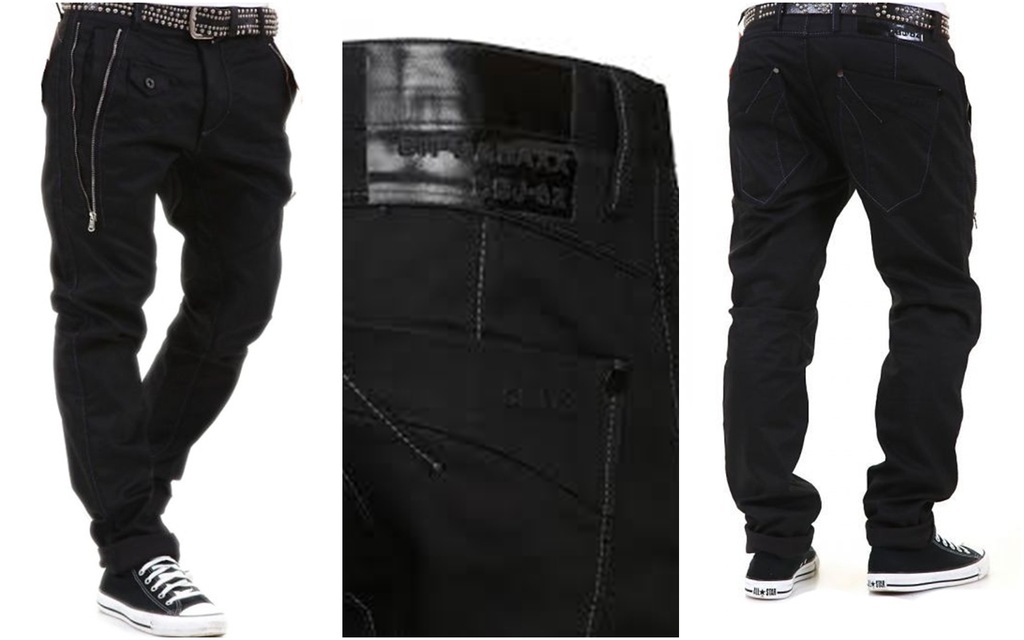 Spodnie jeansowe Cipo&Baxx C-0910 W32L34 BLACK
