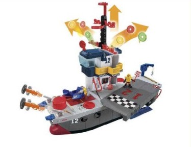 FISHER PRICE Imaginext Statek Lotniskowiec + DVD k