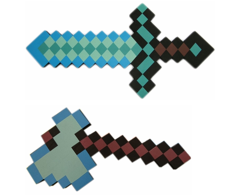 MINECRAFT Miecz+Topór Diamentowy Wysyłka z POLSKI