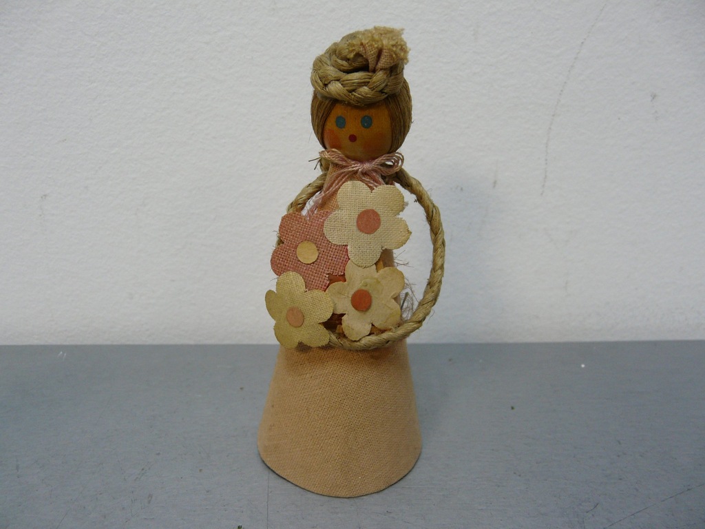 Kolekcjonerska figurka rękodzieło PRL Cepelia #2