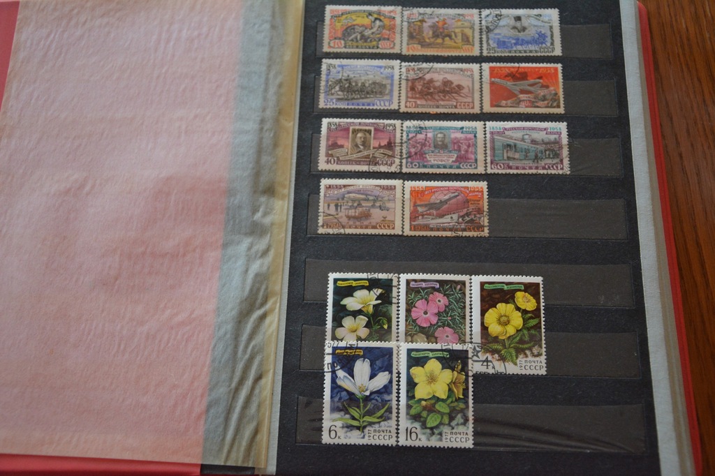 zestaw kasowanych znaczków ZSRR