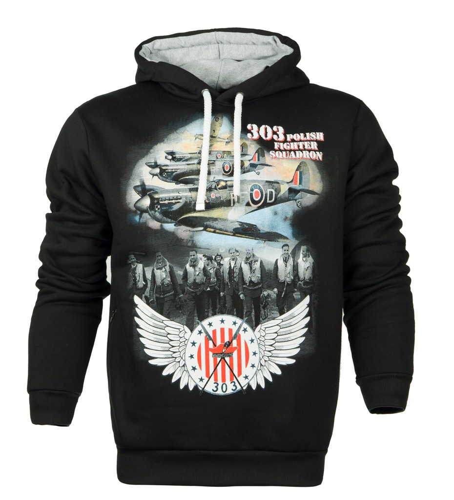 BLUZA MĘSKA PATRIOTYCZNA DYWIZJON - 303 XXL REFRE