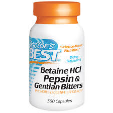 Dr's Best Betaine HCl Pepsin & Gentian Bitters