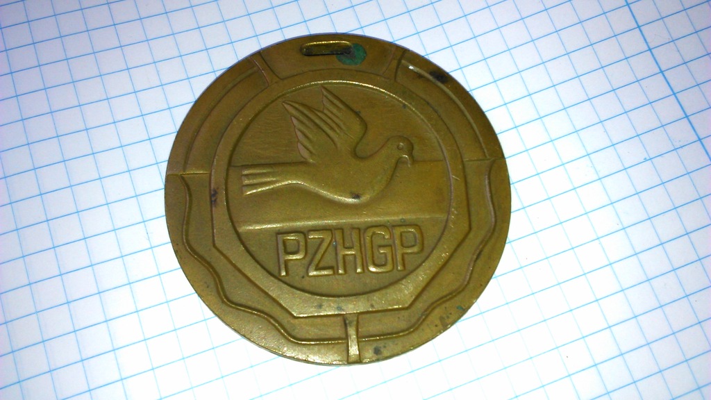 medal mistrz 1973 Gliwice Toszek PZHGP gołebie PRL