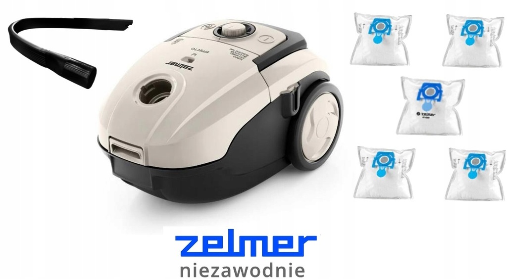 Odkurzacz ZELMER EFFECTO ZVC301SP +5worków+ SSAWKA