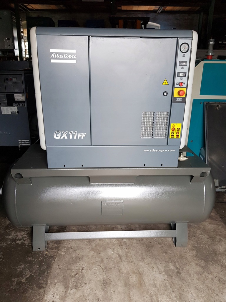 KOMPRESOR ŚRUBOWY ATLAS COPCO GX 11 FF KOMPLET