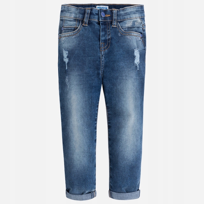Spodnie jeansowe Mayoral rozm. 116 Ciemny