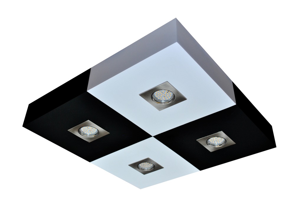 Sufit Podwieszany Lampa Led Rozeta Kwadrat