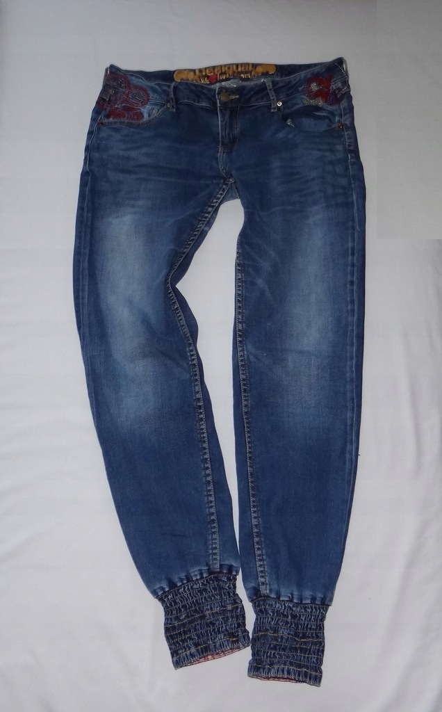 DESIGUAL ŚwietnE Jeans'Y WygodnE 42