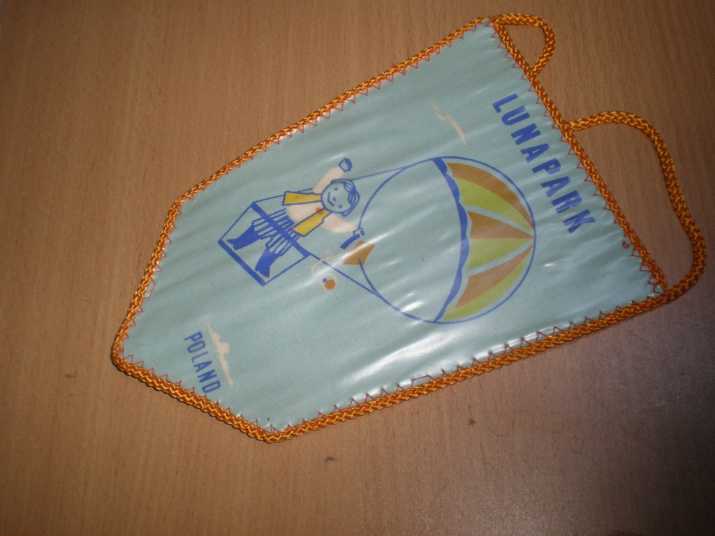 proporczyk LUNAPARK ŁÓDŹ ! unikat z PRL !